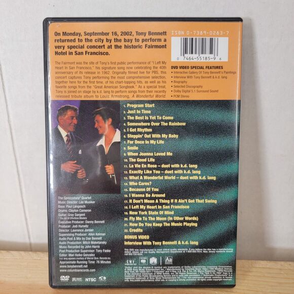 DVD Tony Bennett's Wonderful World: Live In San Francisco - Picture 4 of 5